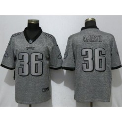 Philadelphia Eagles 36 Jay Ajayi Gray Gridiron Gray Vapor Untouchable Limited Nike NFL Men Jersey