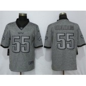 Philadelphia Eagles 55 Brandon Graham Gray Gridiron Gray Vapor Untouchable Limited Nike NFL Men Jersey