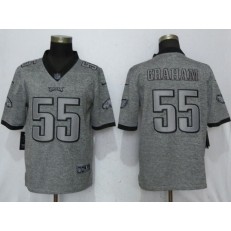 Philadelphia Eagles 55 Brandon Graham Gray Gridiron Gray Vapor Untouchable Limited Nike NFL Men Jersey