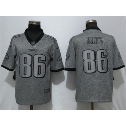 Philadelphia Eagles 86 Zach Ertz Gray Gridiron Gray Vapor Untouchable Limited Nike NFL Men Jersey