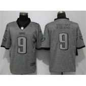 Philadelphia Eagles 9 Nick Foles Gray Gridiron Gray Vapor Untouchable Limited Nike NFL Men Jersey