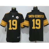 Pittsburgh Steelers 19 JuJu Smith-Schuster Black Color Rush Limited Nike NFL Men Jersey