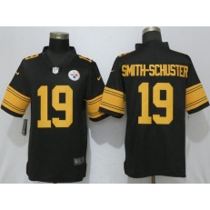 Pittsburgh Steelers 19 JuJu Smith-Schuster Black Color Rush Limited Nike NFL Men Jersey