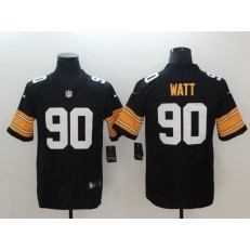 Pittsburgh Steelers 80 T.J. Watt Black Alternate Vapor Untouchable Limited Nike NFL Men Jersey