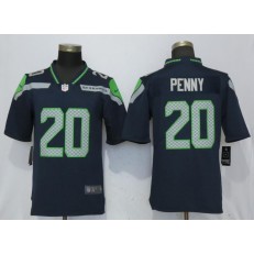 Seattle Seahawks 20 Rashaad Navy Vapor Untouchable Limited Nike NFL Men Jersey
