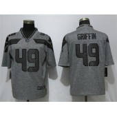 Seattle Seahawks 49 Shaquem Griffin Gray Gridiron Gray Vapor Untouchable Limited Nike NFL Men Jersey