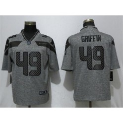 Seattle Seahawks 49 Shaquem Griffin Gray Gridiron Gray Vapor Untouchable Limited Nike NFL Men Jersey