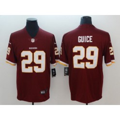 Washington Redskins 29 Derrius Guice Red Vapor Untouchable Limited Nike NFL Men Jersey
