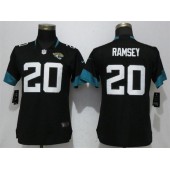 Women Nike Jacksonville Jaguars 20 Jalen Ramsey Black Vapor Untouchable Limited Player NFL Jersey