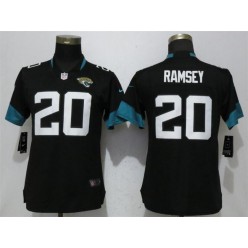 Women Nike Jacksonville Jaguars 20 Jalen Ramsey Black Vapor Untouchable Limited Player NFL Jersey