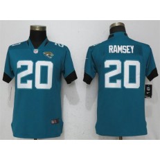 Women Nike Jacksonville Jaguars 20 Jalen Ramsey Teal New 2018 Vapor Untouchable Limited NFL Jersey