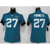 Women Nike Jacksonville Jaguars 27 Leonard Fournette Teal New 2018 Vapor Untouchable Limited NFL Jersey
