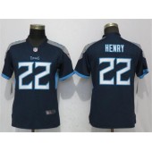 Women Nike Tennessee Titans 22 Derrick Henry Navy 2018 Vapor Untouchable Limited Jersey