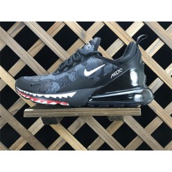 A BATHING APE X NIKE AIR MAX 270 BLACK CAMO AH6799-012
