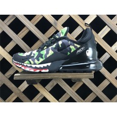 A BATHING APE X NIKE AIR MAX 270 GREEN CAMO AH6799-003