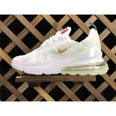 NIKE AIR MAX 270 FLYKNIT FIFA WORLD CUP FRENCH CHAMPION WHITE GOLD AH8050-119