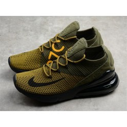 NIKE AIR MAX 270 FLYKNIT OLIVE BLACK YELLOW AO1023-003