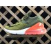 NIKE AIR MAX 270 FLYKNIT OLIVE FLAK ARMY GREEN BLACK ORANGE WHITE AO1023-003