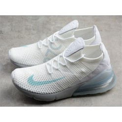 NIKE AIR MAX 270 FLYKNIT WHITE BLUE AO1023-100
