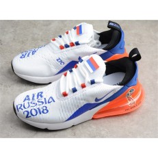 NIKE AIR MAX 270 FIFA WORLD CUP RUSSIA 2018 WHITE BLUE ORANGE AQ7982-406