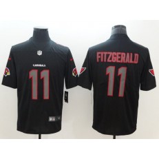 Arizona Cardinals 11 Larry Fitzgerald Black Impact Limited Nike NFL Men Jersey