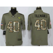 Arizona Cardinals 40 Pat Tillman Olive Camo Salute To Service Limited Nike NFL Men Jersey