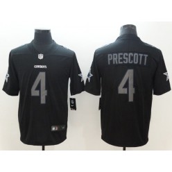 Dallas Cowboys 4 Dal Prescott Black Impact Limited Nike NFL Men Jersey