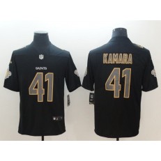 New Orleans Saints 41 Alvin Kamara Black Vapor Impact Limited Nike NFL Men Jersey