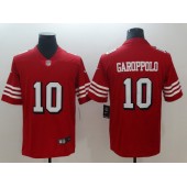 San Francisco 49ers 10 Jimmy Garoppolo Red 2018 Vapor Untouchable Limited Nike NFL Men Jersey
