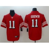 San Francisco 49ers 11 Marquise Goodwin Red 2018 Vapor Untouchable Limited Nike NFL Men Jersey