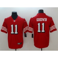 San Francisco 49ers 11 Marquise Goodwin Red 2018 Vapor Untouchable Limited Nike NFL Men Jersey