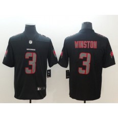 Tampa Bay Buccaneers 3 Jameis Winston Black Vapor Impact Limited Nike NFL Men Jersey