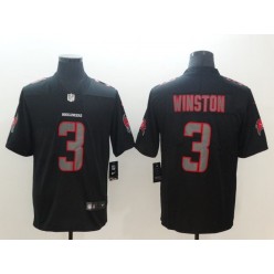 Tampa Bay Buccaneers 3 Jameis Winston Black Vapor Impact Limited Nike NFL Men Jersey