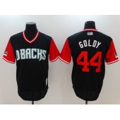 Arizona Diamondbacks 44 Paul Goldschmidt Goldy Black 2018 Players' Weekend Authentic Team Men Jersey