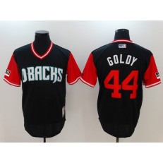 Arizona Diamondbacks 44 Paul Goldschmidt Goldy Black 2018 Players' Weekend Authentic Team Men Jersey