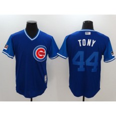 Chicago Cubs 44 Anthony Rizzo Tony Royal 2018 Players' Weekend Authentic Team Men Jersey