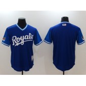 Kansas City Royals Royal 2018 Players' Weekend Authentic Team Men Jersey