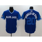 Toronto Blue Jays 20 Josh Donaldson Bringer of Rain Royal 2018 Players' Weekend Authentic Team Men Jersey