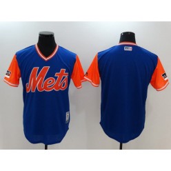 New York Mets Royal 2018 Players' Weekend Authentic Team Men Jersey