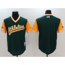 Oakland Athletics Green 2018 Players' Weekend Authentic Team Men Jersey