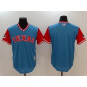 Texas Rangers Light Blue 2018 Players' Weekend Authentic Team Men Jersey