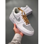 FEAR OF GOD X NIKE AIR FORCE 1 LOW WHITE BLACK