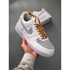FEAR OF GOD X NIKE AIR FORCE 1 LOW WHITE BLACK