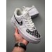 LV X NIKE AIR FORCE 1 LOW WHITE BLACK