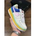NIKE AIR FORCE 1 LOW 07 WHITE PINK YELLOW GREEN BLUE