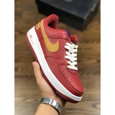 NIKE AIR FORCE 1 LOW LEBRON JAMES RED 306353-671