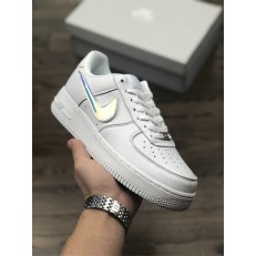 NIKE AIR FORCE 1 LOW TRIPLE WHITE SWOOSH PACK AQ3621-111
