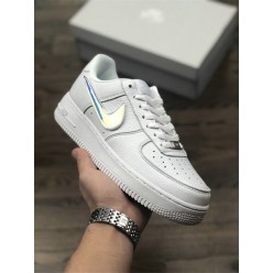 NIKE AIR FORCE 1 LOW TRIPLE WHITE SWOOSH PACK AQ3621-111