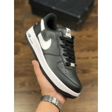 SUPREME X COMME DES GARCONS X NIKE AIR FORCE 1 LOW BLACK WHITE AR7623-001