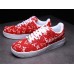 SUPREME X LV X NIKE AIR FORCE 1 LOW RED WHITE DENIM